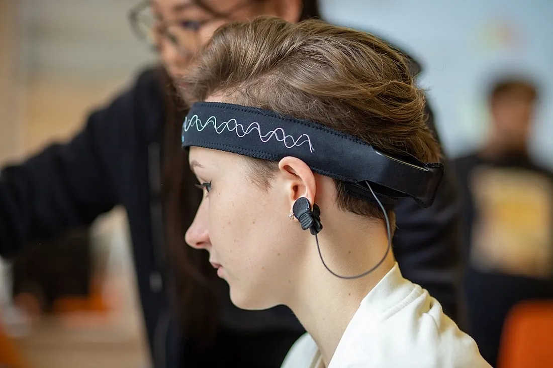 a neuroscience researcher in a lab